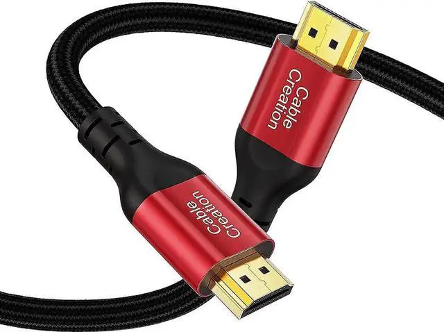 Alt view image 5 of 7 - Bundle - 2 Items: 16.4 FT Right Angled USB to USB C Cable Compatible Oculus Quest/Quest 2 VR, CableCreation 8K 48Gbps Ultra High Speed HDMI Cable 6.6ft