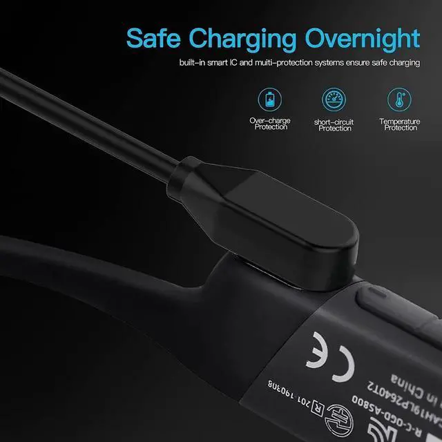 Alt view image 5 of 7 - 2 Pack Compatible for Shokz Charging Cable,Magnetic Charger Cord Compatible for Aftershokz Aeropex AS800,Shokz OpenRun Pro,OpenRun,OpenRun Mini,OpenComm Bone Conduction Headphones