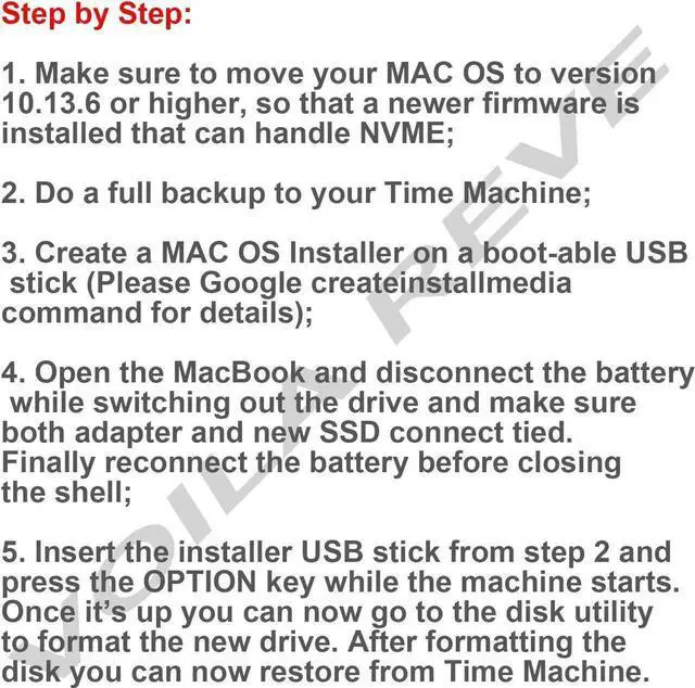 Alt view image 6 of 7 - M.2 NVME MacBook SSD Convert Adapter for Upgraded MacBook Air Pro Retina Mid 2013-2017 AHCI SSD Upgraded Kit for A1465 A1466 A1398 A1502