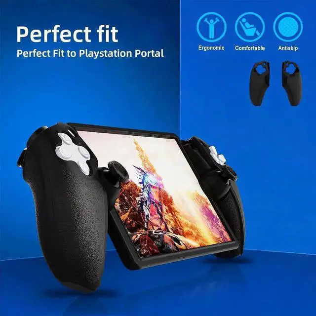 Alt view image 6 of 7 - PS5 Portal Silicone Protective Case, Soft Protective Skin Cover Case for PS5 Portal Remote Player with Ergonomic Grip, Shockproof Anti-Scratch
