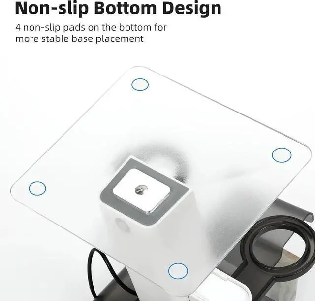 Alt view image 2 of 7 - Charging Dock for MetaQuest 3S, Vertical Charging Stand, Compatible for Quest 3S/Quest 3/Quest 2 VR Controller Holder