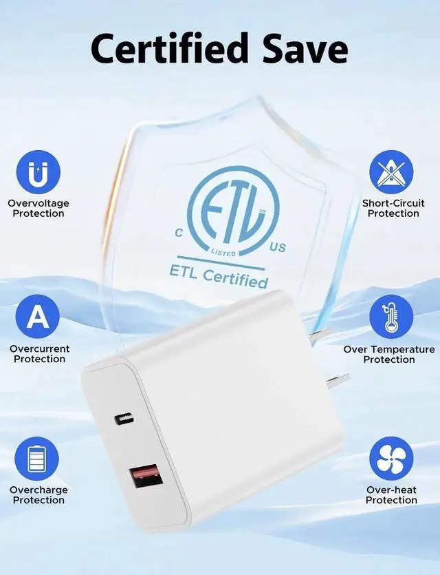 Alt view image 2 of 6 - 4 in 2 Multi Charging Cable for Apple Watch Charger,PD20W USB C+A Charger Block Travel Essentials with L/Type C iWatch for iPhone 16 15 14 13 iWatch Series 10/9/8/7/6/5/4/3/2/1 Galaxy S23