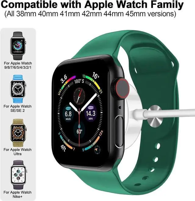 Alt view image 2 of 7 - 2 Packs for Apple Watch Charger Magnetic Fast Charging Cable [Portable] Magnetic Wireless Charging Compatible with iWatch Series Ultra/10/9/8/7/6/SE/5/4/3/2 - [3.3FT]