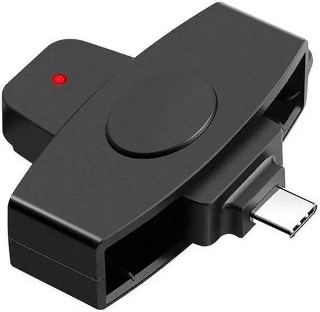 Main image of Type C CAC Card Reader Military USB C Common Access CAC Smart Card Reader Credit Card Reader/CAC Chip Card Reader Compatible with Android Phones MacBook Pro iMac Other Type C Laptops