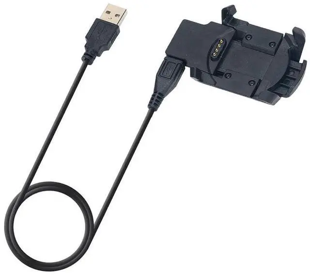 Alt view image 3 of 5 - Charger for Fenix 3/Fenix 3 HR/Quatix 3/ Tactix Bravo/ D2 Bravo, Replacement Charging Cable Cord for Garmin Fenix 3 Heart Rate Smart Watch [3.3ft/1m]