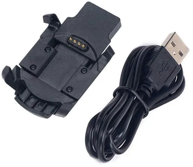 Alt view image 5 of 5 - Charger for Fenix 3/Fenix 3 HR/Quatix 3/ Tactix Bravo/ D2 Bravo, Replacement Charging Cable Cord for Garmin Fenix 3 Heart Rate Smart Watch [3.3ft/1m]