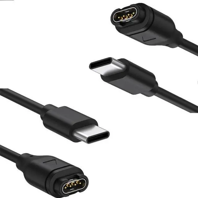 Main image of 2 Packs USB C Charger Compatible with Garmin Watch Charger, Charging Cable for Garmin Watch Fenix 8 7 7S 7X 6 6S 6X 5 5S Plus, Forerunner 245 945,Instinct,Vivoactive 4 4S 3,Venu,3.3FT/1M