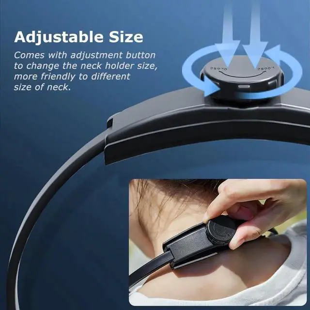 Alt view image 7 of 7 - POV VLOG Neck Holder Mount for Gopro Smartphone,360° Rotation Neck Mount Chest Holder with Shoulder Strap for Phones Gopro 12 11 10 9 8 7 Insta360 OSMO Action AKASO Action Cameras