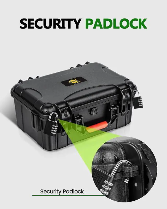 Alt view image 3 of 7 - Carrying Case for Xbox Series S, Professional Deluxe Waterproof Case Soft Lining Hard Case with Shoulder for Xbox Series S and Other Accessories Storage