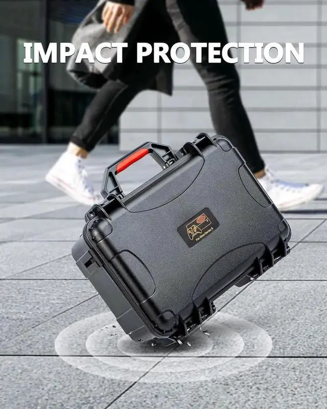 Alt view image 2 of 7 - Carrying Case for Xbox Series S, Professional Deluxe Waterproof Case Soft Lining Hard Case with Shoulder for Xbox Series S and Other Accessories Storage