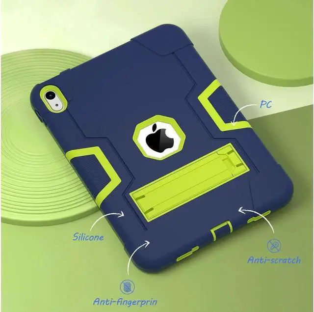 Alt view image 7 of 7 - Case For iPad (A16) 11th Generation 11 Inch 2025, iPad 10th Generation 10.9 inch 2022 Protective Cover with Stand Stylus Pen Shockproof Cover + Stylus Pen