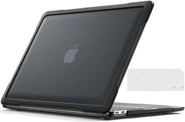 Main image of Compatible with MacBook Air 13 inch Case 2022 2021-2018 Release A2337 M1 A2179 A1932 Retina Display Touch ID Rugged Hard Shell Shockproof Cover with Keyboard Skin