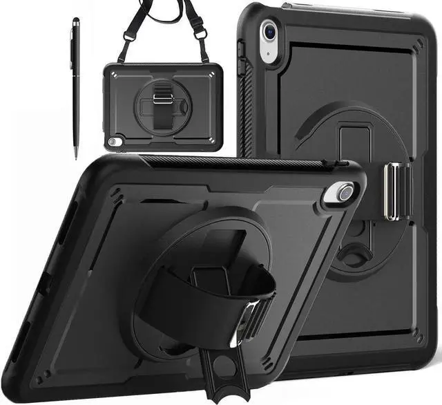 Main image of Case for iPad (A16) 11th Generation 11 Inch 2025, iPad 10th Generation 10.9 inch 2022 with Screen Protector, Foldable Stand, Pen Holder, Heavy Duty Shockproof Rugged Protective Cover