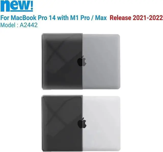 Alt view image 3 of 7 - Compatible with MacBook Pro 14 inch Case 2023 2022 2021 Release M2 A2779 A2442 M1 Pro/Max Chip with Touch ID Hard Shell Case with Keyboard Cover