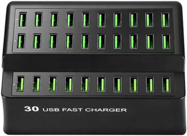Main image of USB Charging Standation 30 Ports 180W USB Charger Desktop USB Wall Charger Rapid ChargerMultiple USB Charging Standation for iPhone iPad Samsung Galaxy Smart Phone Kindle More