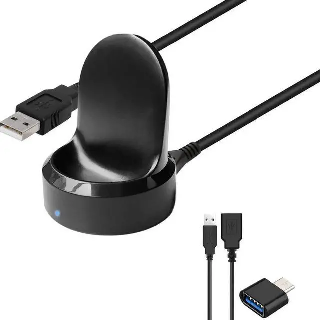 Main image of Charger for Samsung Gear S2 S3, Charger Cradle Dock Stand Holder USB Charging Cable for Gear S2 S3 Classic Smart Watch, Replacement Watch Charger