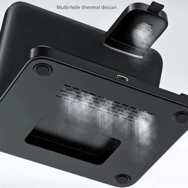 Alt view image 6 of 6 - for Samsung Z Fold 6 Wireless Charger Station, 3 in 1 Foldable Fast Charging Stand for Galaxy Z Fold 6/5/4/3, Z Flip 6/5/4/3, S24 Ultra/S23, Travel Galaxy Watch Charger for Ultra 7 6 5 Pro