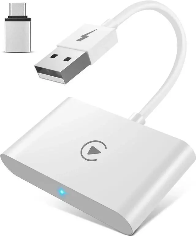 Main image of Wireless Carplay Adapter for Factory Wired CarPlay Apple Carplay Wireless Adapter Plug & Play Wired to Wireless CarPlay Dongle 2024 Update Low Latency