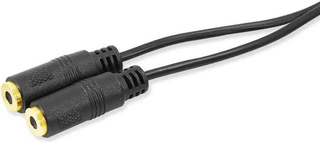 Alt view image 6 of 6 - 1Pcs Electop Stereo Audio Splitter Cable 6.35mm Male to Dual 3.5mm Female TRS 1/4" to 1/8" Audio Adapter Convertor Y Splitter Cable