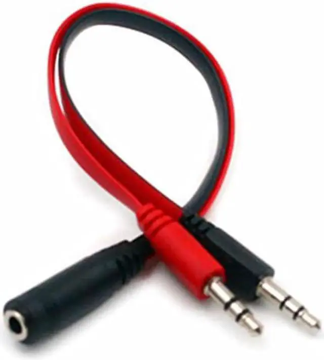 Alt view image 5 of 7 - 1Pcs 3.5mm Port Splitter Mic And Audio Male to Female Headset Adapter for PS4 Xbox PC Combo Audio Mic Adaptor Cable Dual 3.5mm Jack