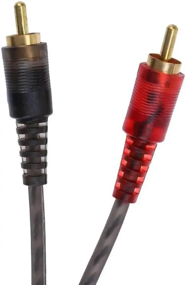 Alt view image 4 of 6 - 1Pcs Car Audio 1 RCA Female to 2 RCA Male Y Splitter Cable Converter Cord Adapter Cable For Car Audio System MP3 For Phone