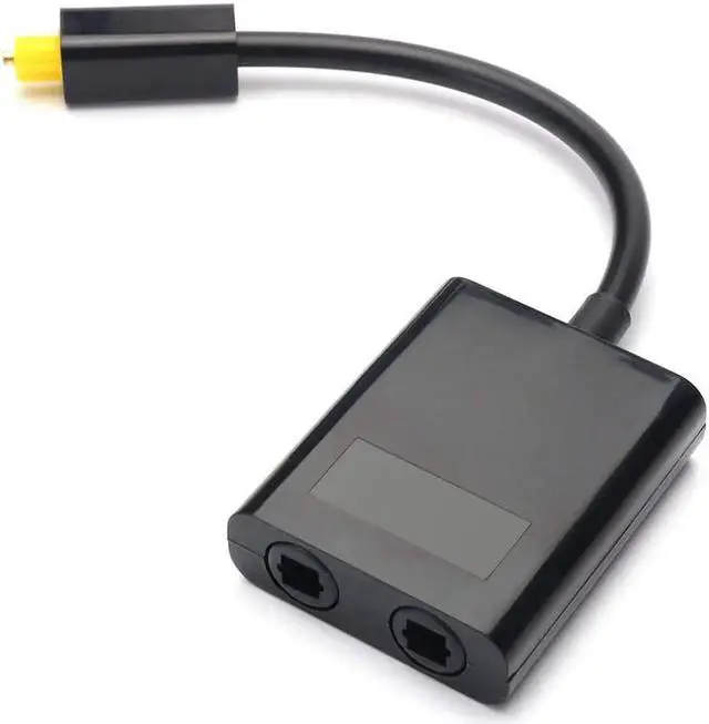 Alt view image 2 of 6 - 1Pcs ABKT 1 in 2 Out Digital Fiber Audio Optical Splitter Cable ,Fiber optic adapter,Fiber converter, Audio Adapter Cable(0.2M)
