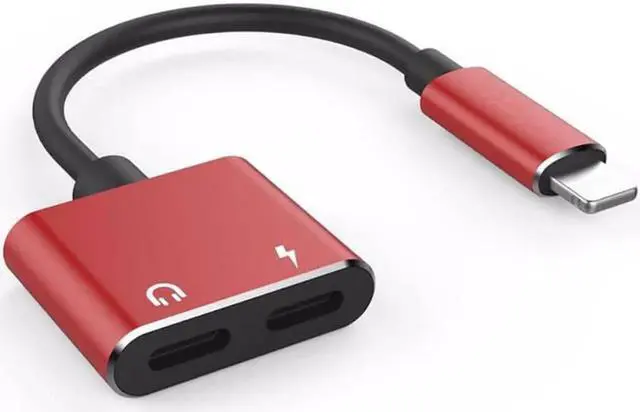 Alt view image 5 of 6 - 1Pcs Audio Cable Charger 2 in 1 Data Cable For Iphone 7 8 Plus X For Lighting To Dual Lighting Earphone Cable Splitter for Ipads