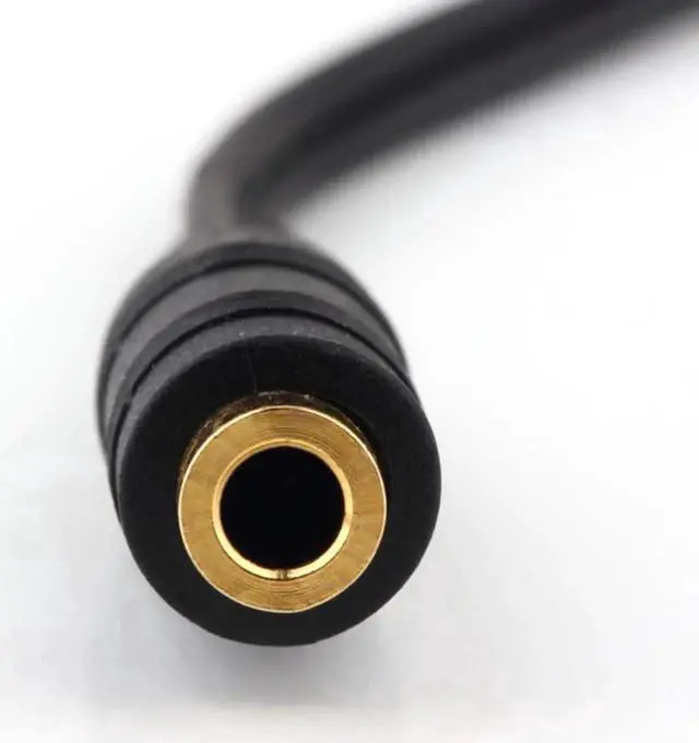 Alt view image 2 of 5 - 1Pcs 3.5mm 2 in 1 Female To Dual Male Earphone Headset PC Adapter Audio Cable