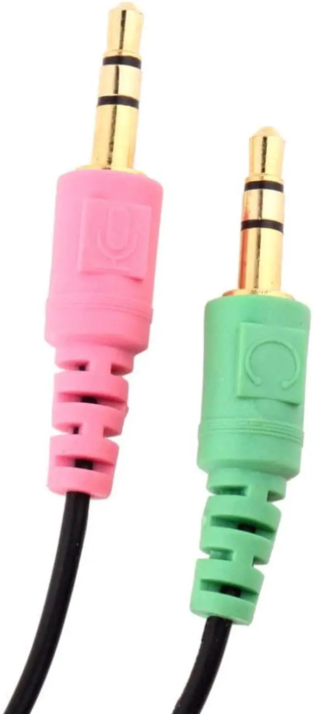 Alt view image 4 of 5 - 1Pcs 3.5mm 2 in 1 Female To Dual Male Earphone Headset PC Adapter Audio Cable