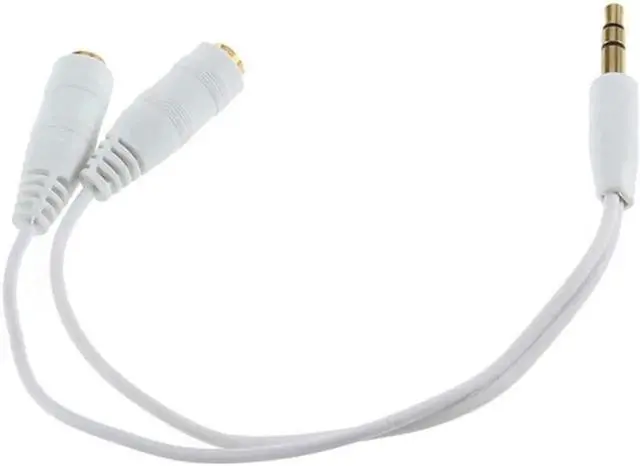 Alt view image 2 of 5 - 1Pcs 1 into 2 3.5mm Earphone Y Splitter Cable Jack Male to Double Female Adapter Headphone Extension Cable For Computer Phone Speaker