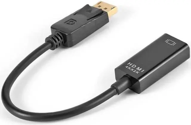 Alt view image 5 of 6 - 1Pcs DisplayPort Large DP Male to HDMI 2Kx4K Adapter Converter Splitter for HDTV Monitor Projector Audio Video HDMI Cables