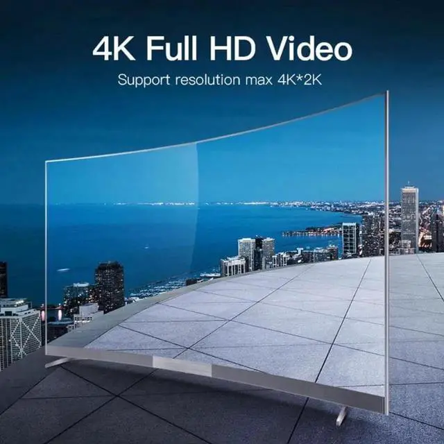 Alt view image 2 of 6 - 1Pcs DisplayPort Large DP Male to HDMI 2Kx4K Adapter Converter Splitter for HDTV Monitor Projector Audio Video HDMI Cables