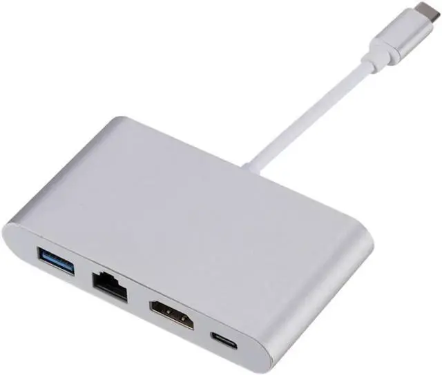 Alt view image 5 of 6 - 1Pcs USB Type C to HDMI USB C USB 3.0 4K AV Audio Video Cable Converter HUB Adapter Splitter OTG Charger