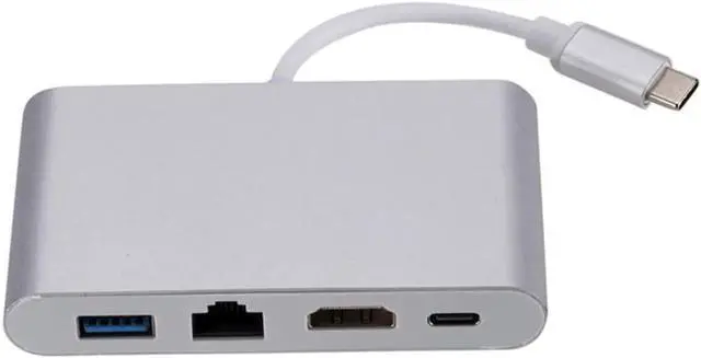 Alt view image 6 of 6 - 1Pcs USB Type C to HDMI USB C USB 3.0 4K AV Audio Video Cable Converter HUB Adapter Splitter OTG Charger