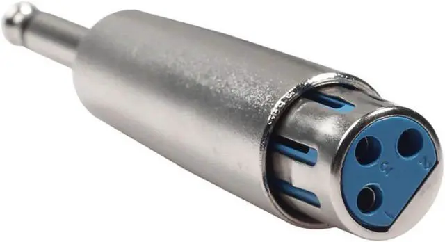 Alt view image 3 of 6 - 1Pcs 6.5mm audio cable Male To 3 pin Xlr Female Mono Audio Adapter 6.35 Microphone Adapter To Rca audio splitter extension cable