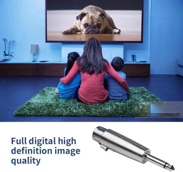 Alt view image 5 of 6 - 1Pcs 6.5mm audio cable Male To 3 pin Xlr Female Mono Audio Adapter 6.35 Microphone Adapter To Rca audio splitter extension cable