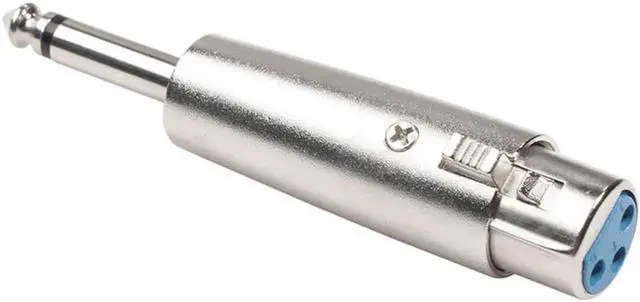 Alt view image 2 of 6 - 1Pcs 6.5mm audio cable Male To 3 pin Xlr Female Mono Audio Adapter 6.35 Microphone Adapter To Rca audio splitter extension cable