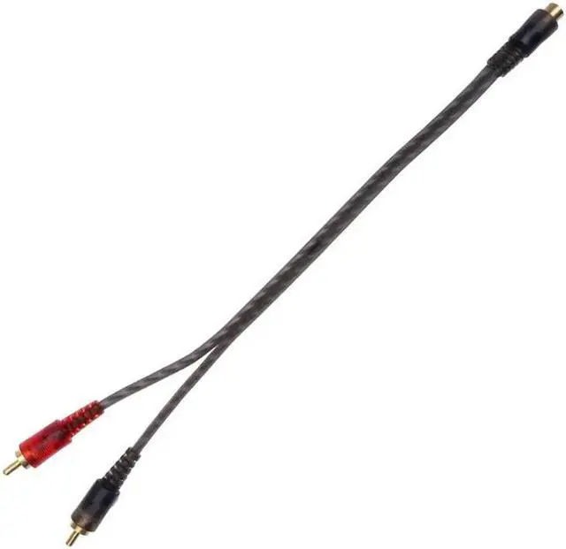 Alt view image 5 of 6 - 1Pcs Audio wires for 1 RCA Female to 2 RCA Male Y Splitter Cable Converter Cord Adapter Cable For Car Audio System MP3 For Phone