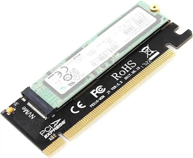 Alt view image 6 of 7 - Swift MX16 M.2 NVMe SSD NGFF to PCIE 3.0 X16 Adapter M Key Interface Ccard Suppor PCI Express x16 2280 Size m.2 Full Speed (MX16)