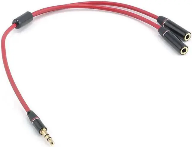 Alt view image 6 of 6 - 1Pcs Audio Cable Jack 3.5mm Stereo Headphone Audio Male To 2Female Y Splitter Unique Cable Adapter for iphone Laptop