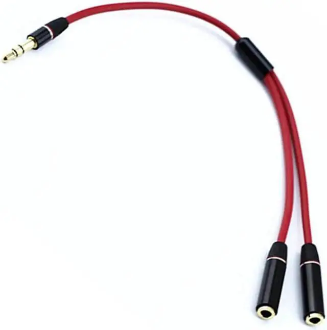 Alt view image 4 of 6 - 1Pcs Audio Cable Jack 3.5mm Stereo Headphone Audio Male To 2Female Y Splitter Unique Cable Adapter for iphone Laptop