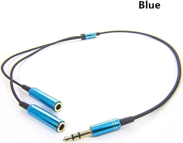 Alt view image 4 of 6 - 1Pcs 3.5mm Headphone Jack Auxiliary Audio Adapter 1 to 2 Audio Cable TPE Extension Cable For PC Microphone Splitter Male To Female