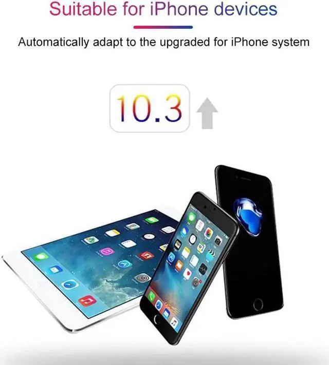 Alt view image 3 of 6 - 1Pcs Audio Adapter Charger Cable For iPhone X Dual For 8 Pin to 2 8Pin Audio&Charging Converter For iPhone Charging Audio Splitter