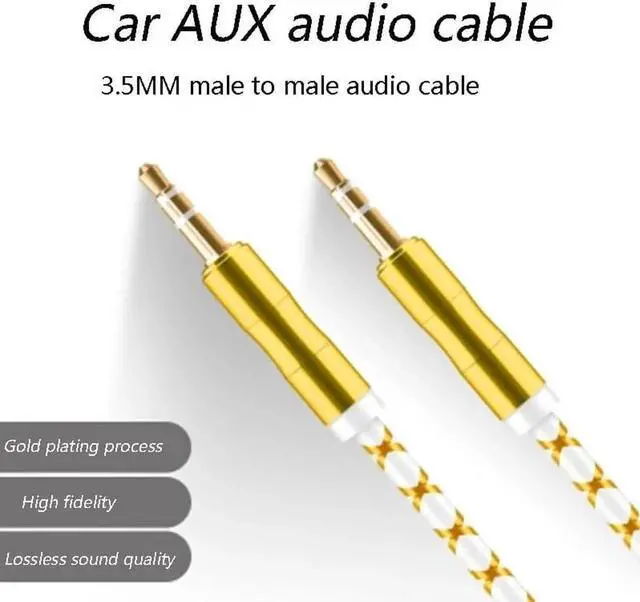 Main image of 1Pcs Mini 3.5mm Stereo Earphone Headphone Audio Y Splitter Jack Male to Male Adapter Cable Audio Line Converter auxiliary cable