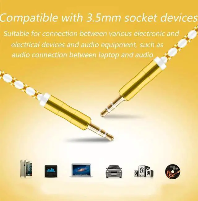 Alt view image 4 of 5 - 1Pcs Mini 3.5mm Stereo Earphone Headphone Audio Y Splitter Jack Male to Male Adapter Cable Audio Line Converter auxiliary cable