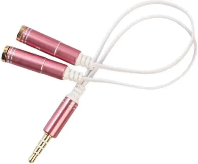 Alt view image 6 of 6 - 1Pcs Jack 3.5mm Splitter Adapter Aux Cable for iPhone Samsung MP3 Player 3.5mm Male to 2 Female Earphone Audio Splitter Cable