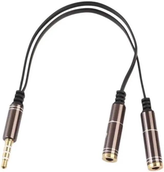 Alt view image 2 of 6 - 1Pcs Jack 3.5mm Splitter Adapter Aux Cable for iPhone Samsung MP3 Player 3.5mm Male to 2 Female Earphone Audio Splitter Cable