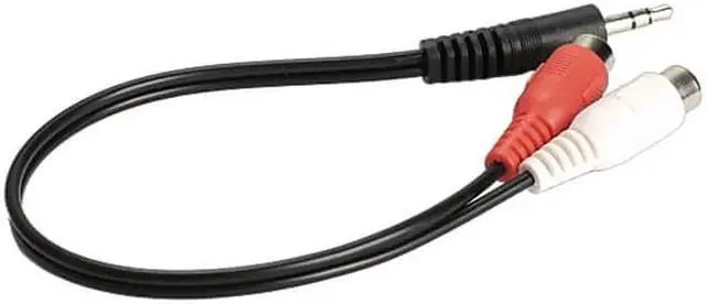 Alt view image 4 of 6 - 1Pcs 3.5mm Male to 2 RCA Female Jack Stereo Audio Cable Converter Adapter Headphone Y Cable Splitter AV Cable