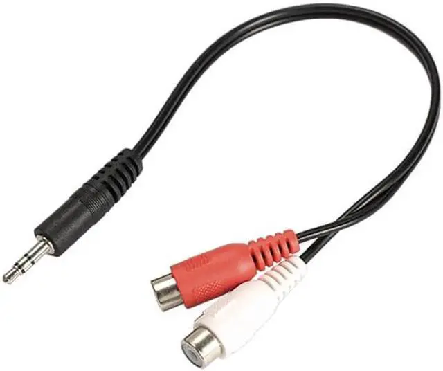 Alt view image 5 of 6 - 1Pcs 3.5mm Male to 2 RCA Female Jack Stereo Audio Cable Converter Adapter Headphone Y Cable Splitter AV Cable