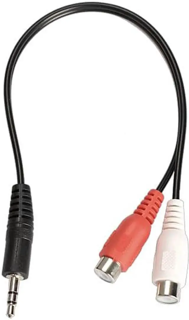 Alt view image 6 of 6 - 1Pcs 3.5mm Male to 2 RCA Female Jack Stereo Audio Cable Converter Adapter Headphone Y Cable Splitter AV Cable